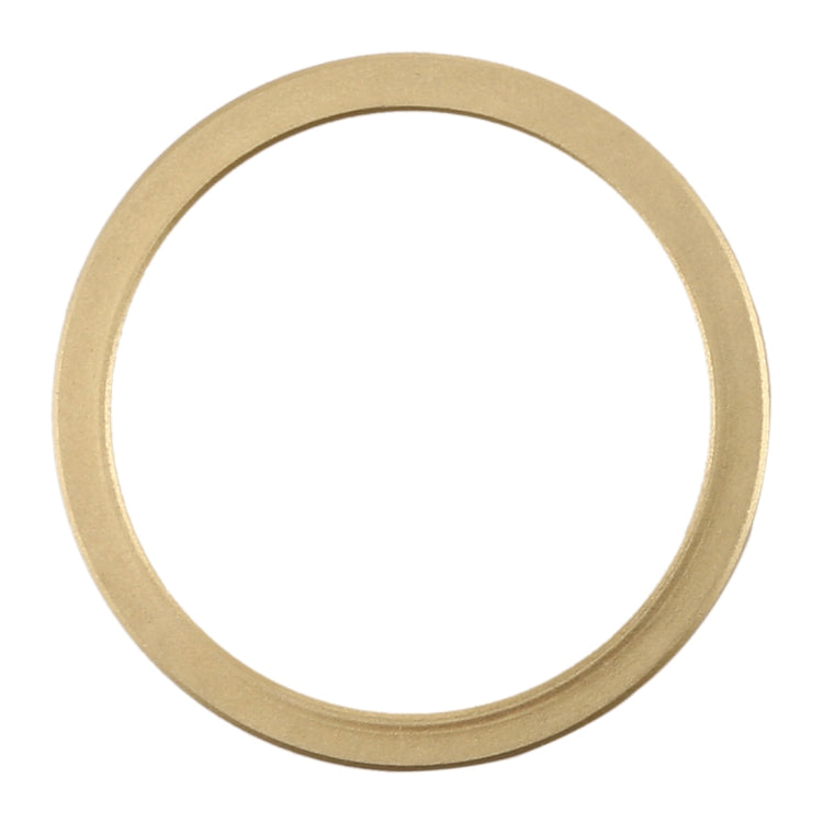 2 Pieces Back Camera Glass Lens Metal Protective Hoop Ring for iPhone 11 (Gold)
