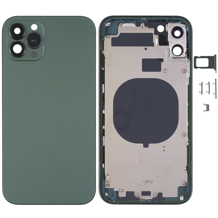 Cubierta de la Carcasa de la parte Posterior del Marco apariencia de Imitación de iPhone 13 Pro Para iPhone 11 (Verde)