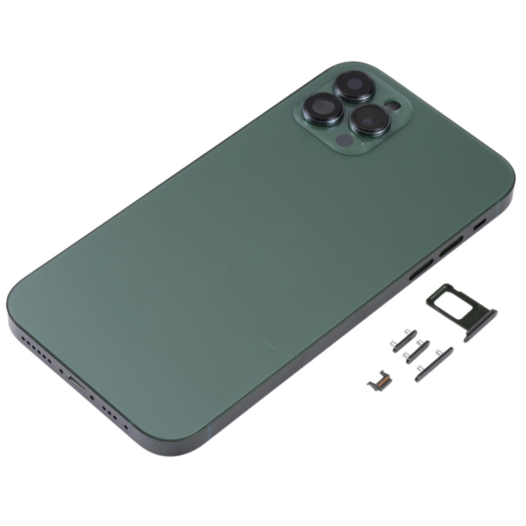 iPhone 13 Pro Imitation Look Frame Back Housing Cover For iPhone 11 (Green)