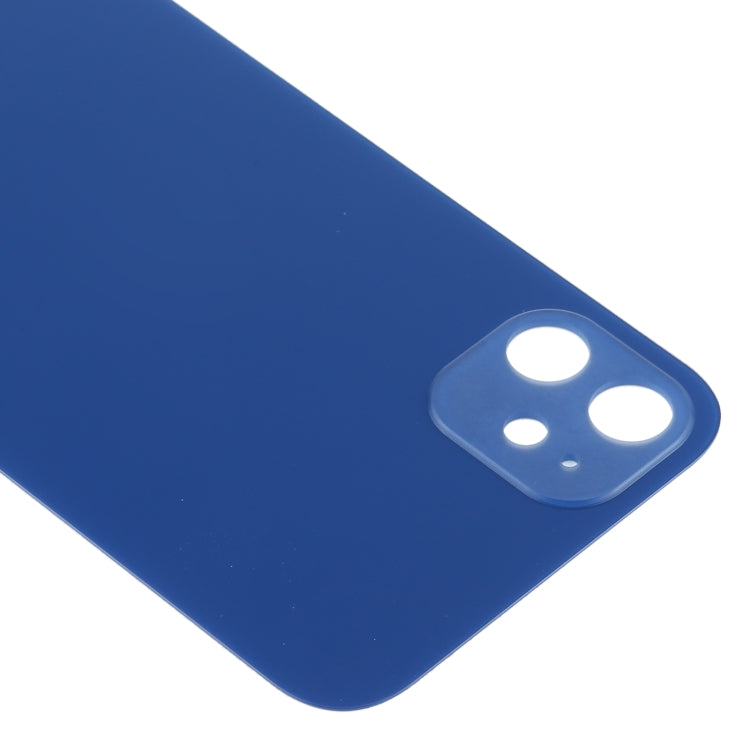IPhone 12 Imitation Look Glass Battery Cover pour iPhone XR (Bleu)
