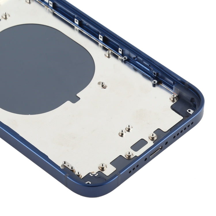 Cubierta de la Carcasa Trasera con apariencia de Imitación de iPhone 12 Para iPhone 11 (Azul)