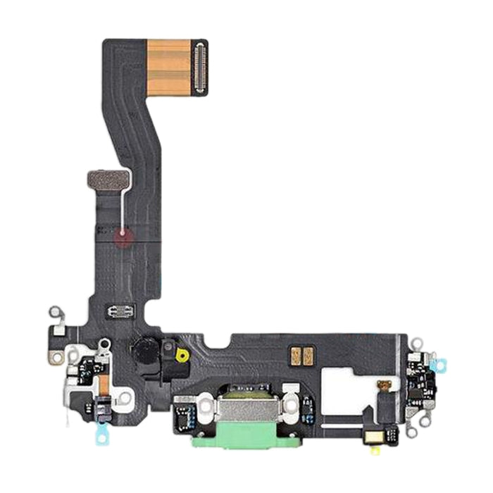 Câble flexible de port de charge pour iPhone 12 (vert)