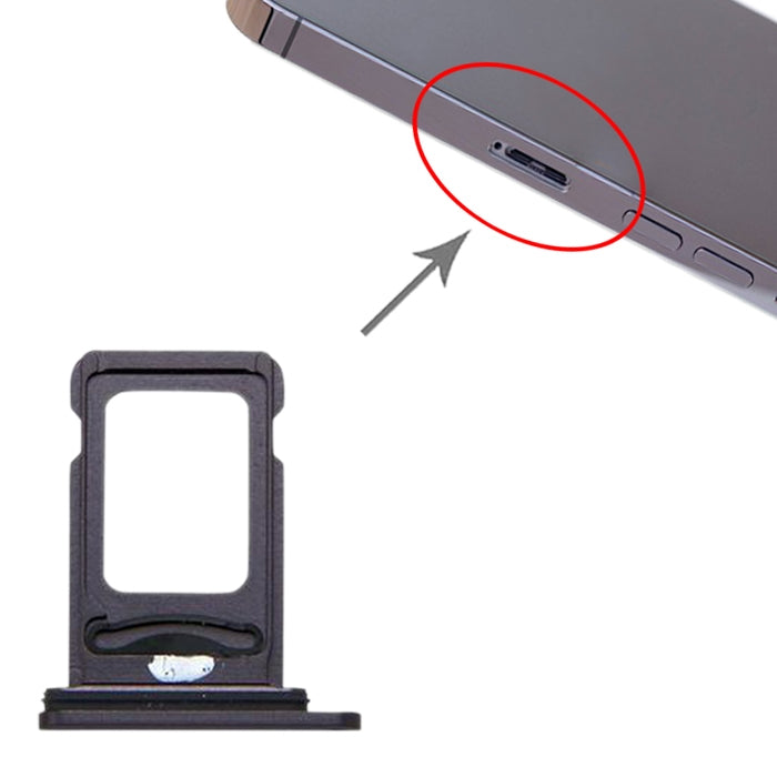 Tiroir carte SIM + SIM pour iPhone 13 Pro (Noir)