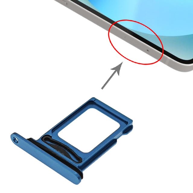 Plateau SIM + Carte SIM pour iPhone 13 (Bleu)