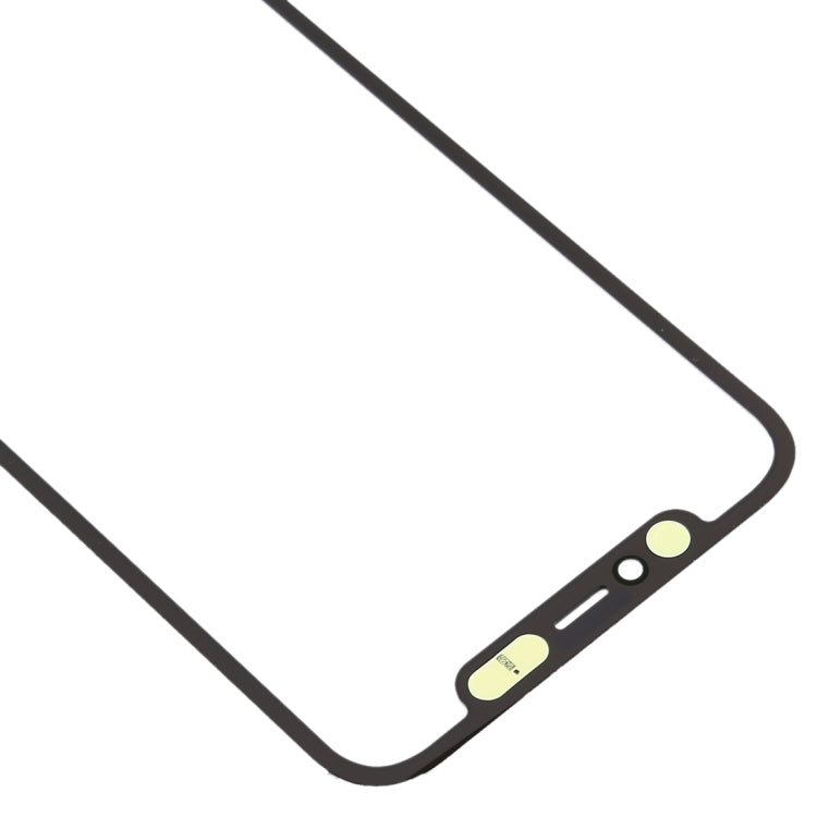 Lente de Cristal Exterior de Pantalla Frontal + Adhesivo OCA Transparente Para iPhone 11 Pro (Negro)