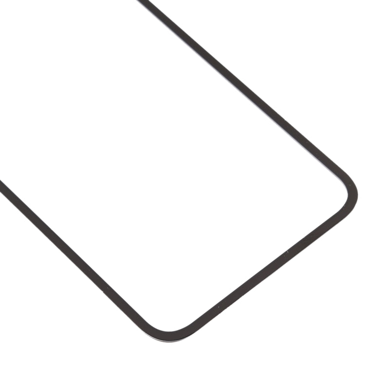 Lentille en verre extérieure de l'écran avant + adhésif OCA transparent pour iPhone 11 Pro Max (noir)