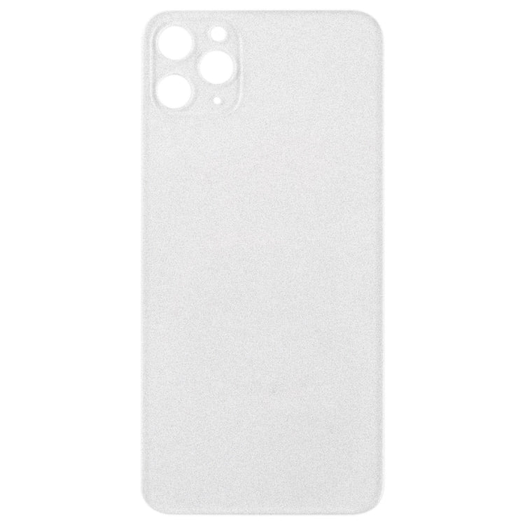 Transparent Frosted Glass Battery Cover for iPhone 11 Pro Max (Transparent)