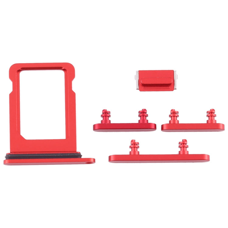 SIM Card Tray + Side Keys for iPhone 12 Mini (Red)