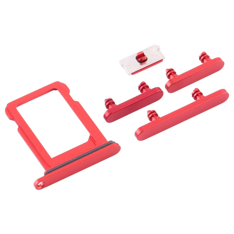 SIM Card Tray + Side Keys for iPhone 12 Mini (Red)