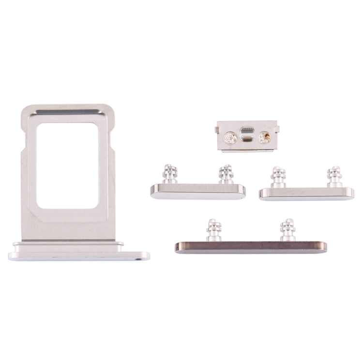 SIM Card Tray + Side Keys for iPhone 12 Pro Max (White)