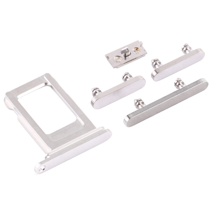 SIM Card Tray + Side Keys for iPhone 12 Pro Max (White)