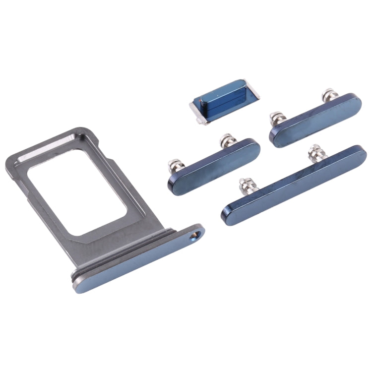 SIM Card Tray + SIM Card Tray + Side Keys for iPhone 12 Pro Max (Blue)
