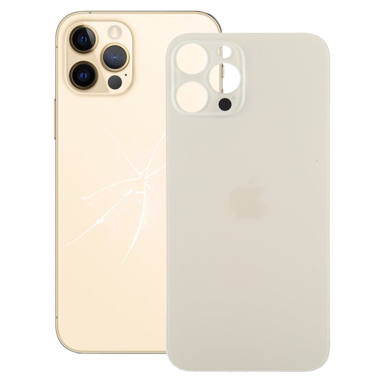 Easy Replacement Large Camera Hole Back Battery Cover for iPhone 12 Pro Max (Gold)