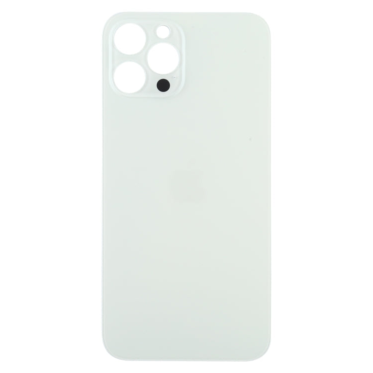 Couvercle de batterie arrière à grand trou de caméra de remplacement facile pour iPhone 12 Pro Max (Blanc)