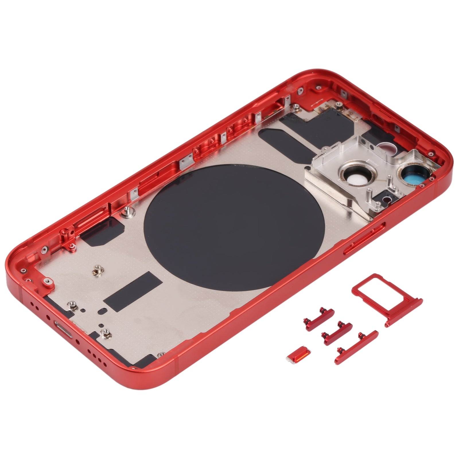 Carcasa Chasis Tapa Bateria Apple iPhone 13 Mini Rojo