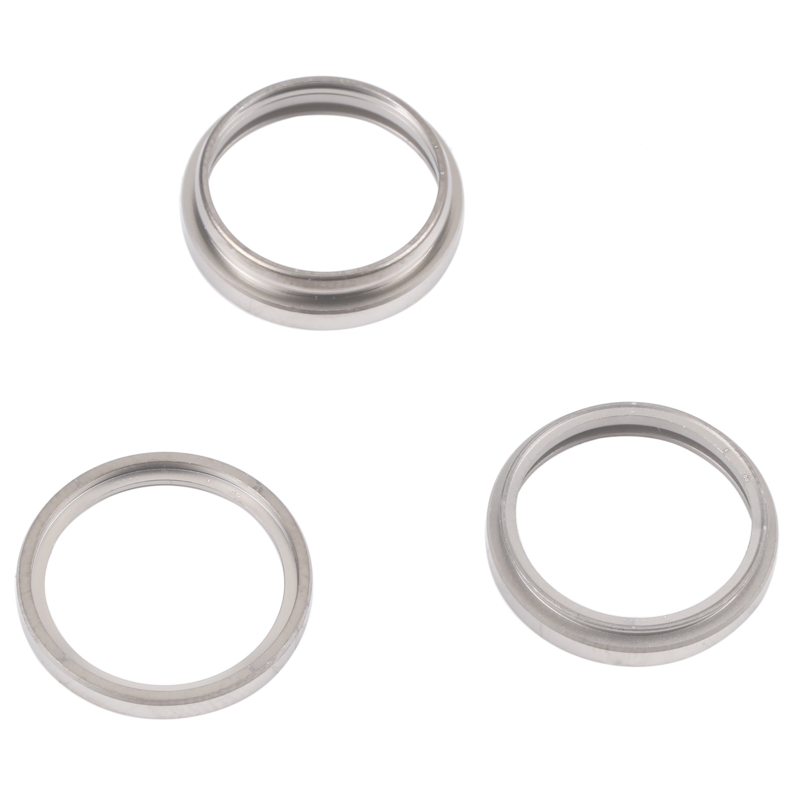 Rings for Rear Camera Lens Apple iPhone 14 Pro Max Silver