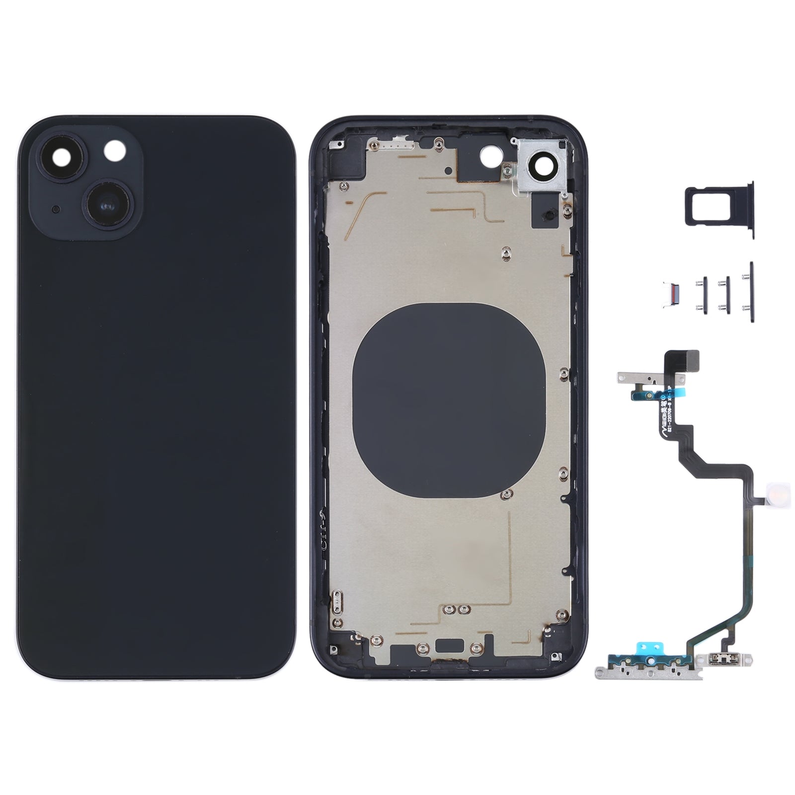 Chassis Cover Battery Cover Apple iPhone XR imitation iPhone 14 Noir