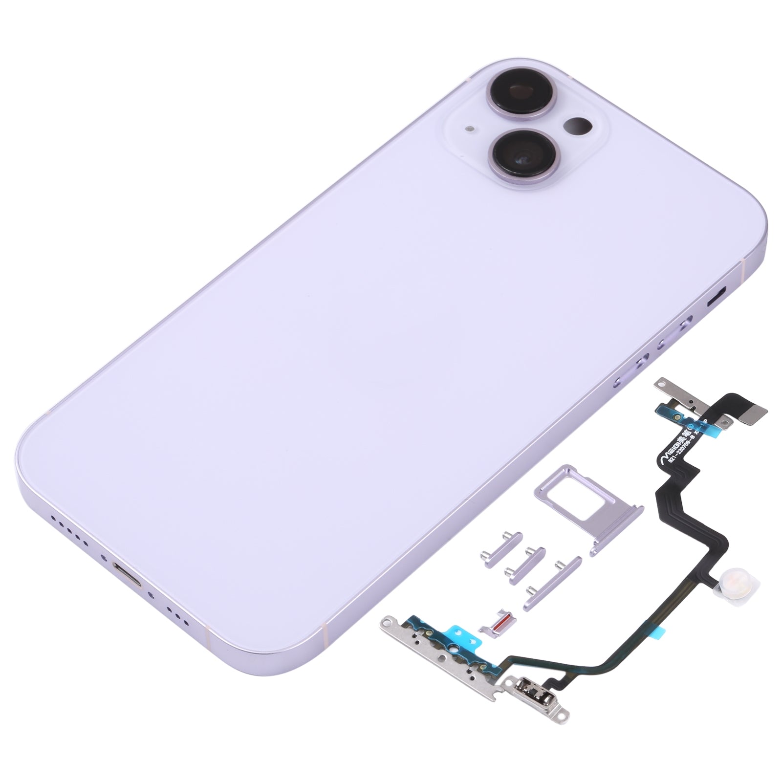 Chassis Cover Battery Cover Apple iPhone XR imitation iPhone 14 Violet