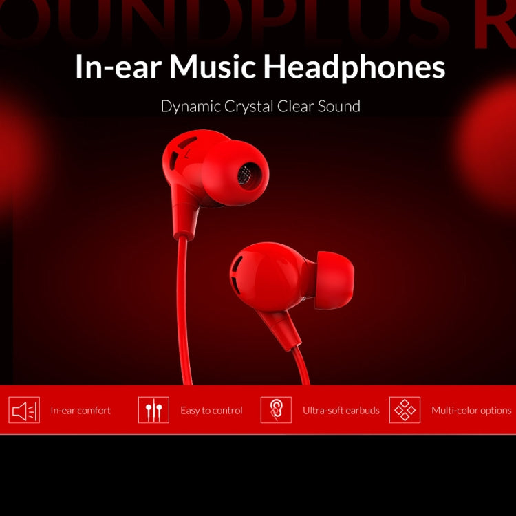 ORICO SOUNDPLUS-RP1 1.2m Auriculares de música internos con Micrófono Para iPhone Galaxy Huawei Xiaomi LG HTC y otros Teléfonos Inteligentes (Negro)
