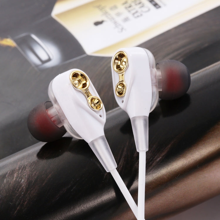 MG-G23 Auriculares Deportivos Portátiles Bluetooth V5.0 Bluetooth con 4 altavoces (Blanco)