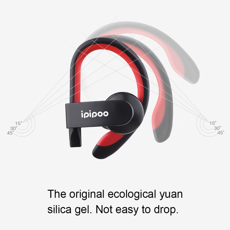 Ipipoo iL98BL Casque Bluetooth à accrocher à l'oreille (Bleu)