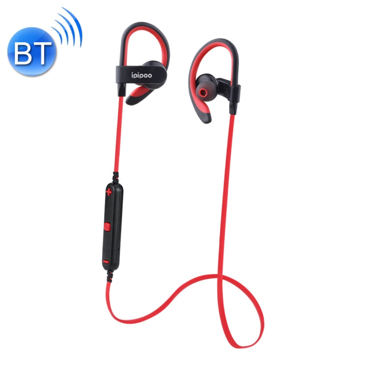 Oreillette Bluetooth Ipipoo iL98BL pour accrocher à l'oreille (Rouge)