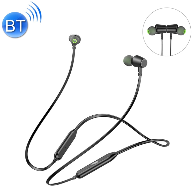 Ipipoo GP-1 Magnetic Sports Wireless Bluetooth V4.2 Auriculares Cuello Halter Style In-ear Auriculares (Negro)