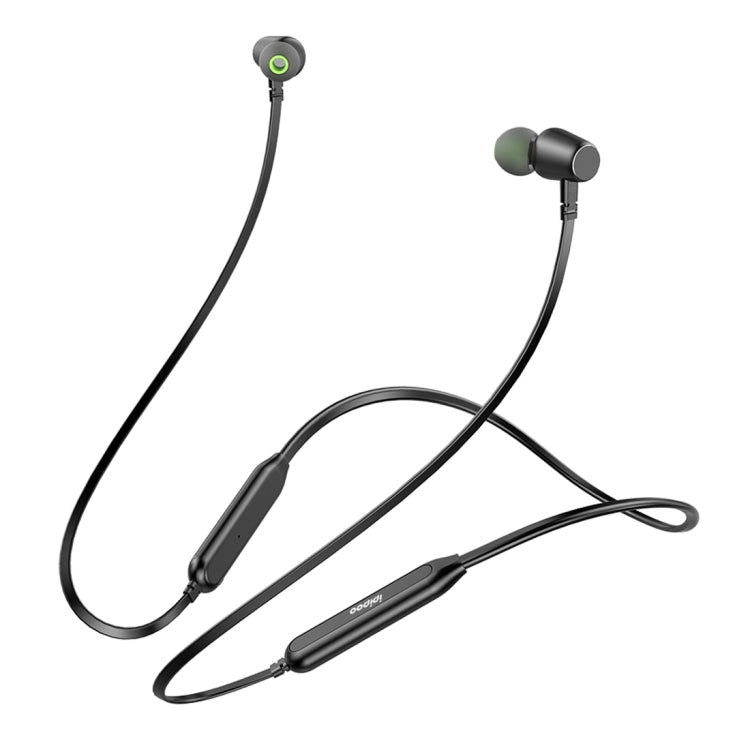 Ipipoo GP-1 Magnetic Sports Wireless Bluetooth V4.2 Headphones Neck Halter Style In-ear Headphones (Black)