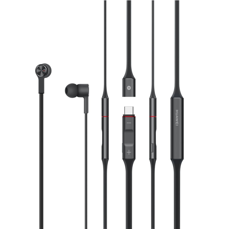 Original Huawei Freelace CM70-C Bluetooth 5.0 Étanche Suspendu Cou Sports Sports dans l'oreille Bluetooth Casque (Noir)
