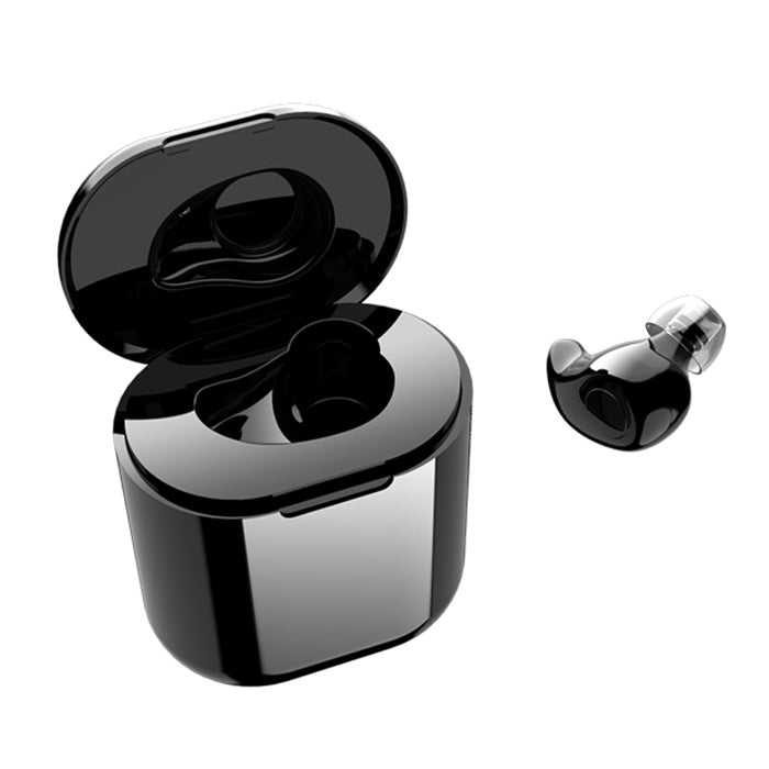 Mini écouteur Bluetooth sans fil S15 HIFI Touch avec boîtier de chargement (noir)