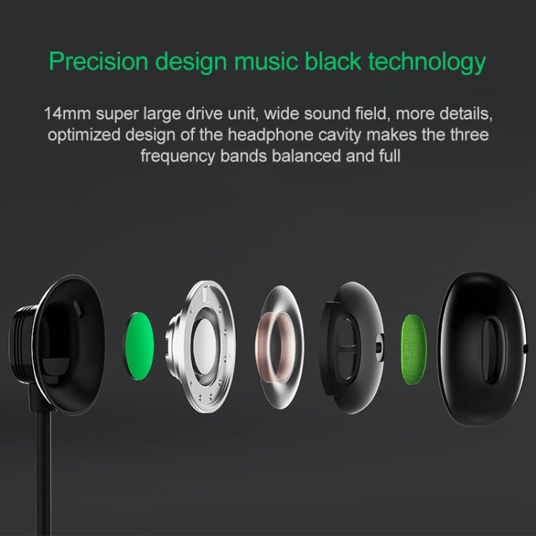 Original Xiaomi Black Shark 3.5mm Wired Control Semi-in-Ear Gaming Headset Support Calls Cable length: 1.2m (Black)