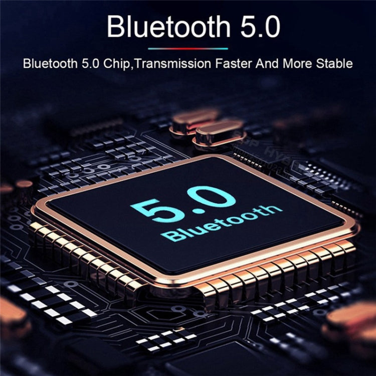 TWS Macaron Bluetooth 5.0 Touch Bluetooth Écouteur avec boîtier de charge Prise en charge des appels HD et Siri et couplage contextuel et changement de nom Bluetooth et recherche de lieu (rose)