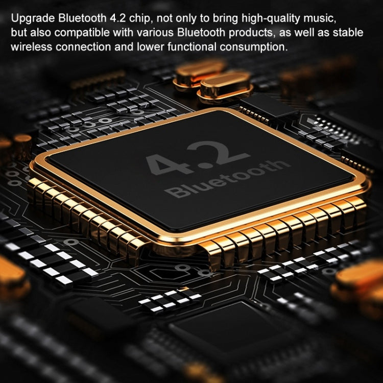 G02 HIFI Bluetooth V4.2 Auriculares Bluetooth Portátiles (Negro)