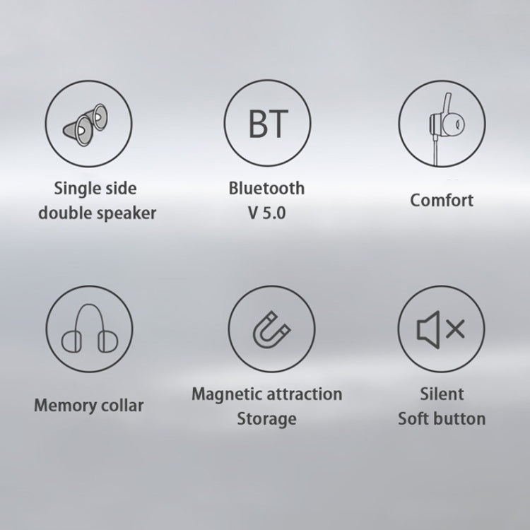 Casque de sport sans fil Bluetooth 5.0 magnétique interne d'origine Lenovo X3