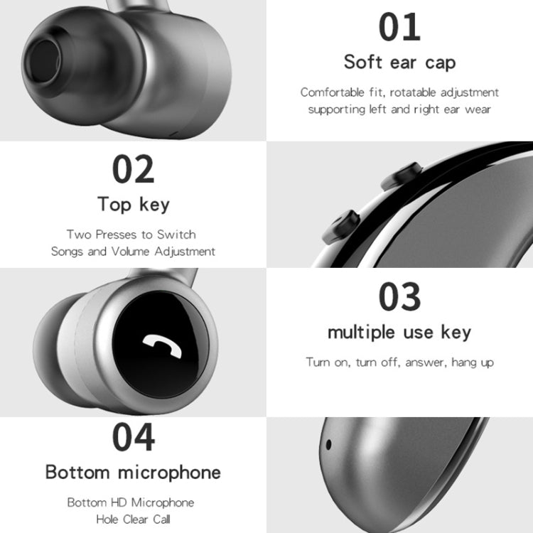 V7 Bluetooth 5.0 Auriculares Deportivos Stereo Inalámbricos con Blueto