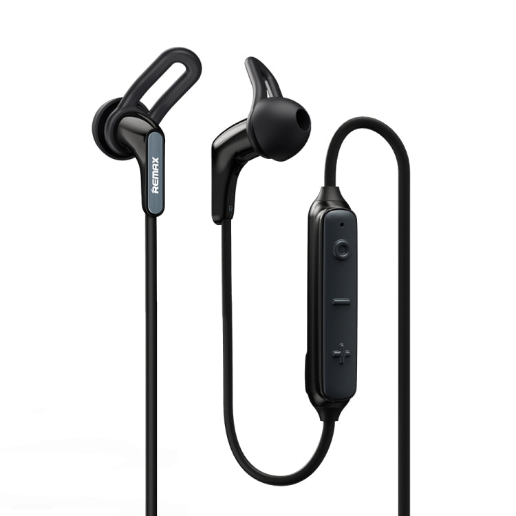 Remax RB-S27 Sports Music Bluetooth V5.0 Auricular Inalámbrico compatible con manos libres (Negro)