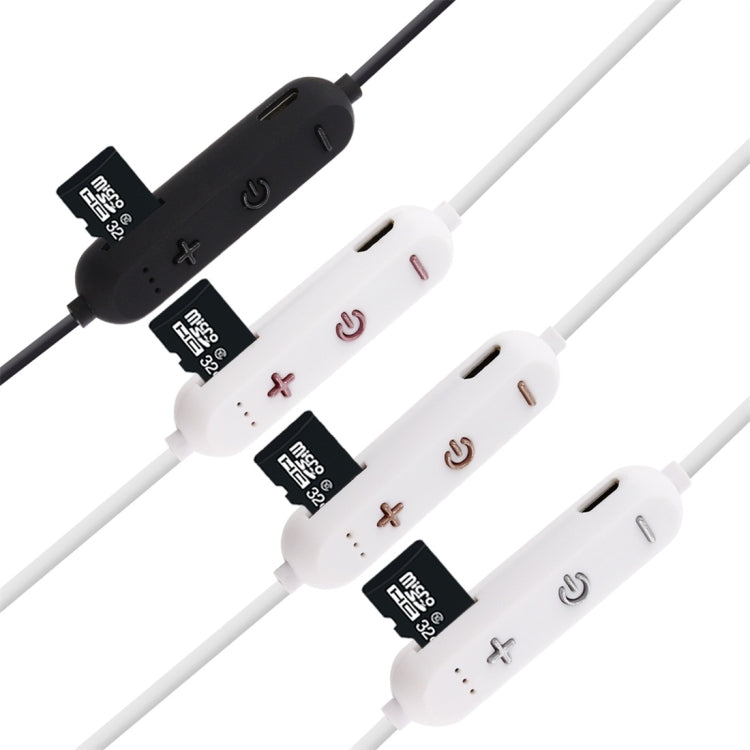 Auriculares Bluetooth con diseño de cuello colgante F11 Bluetooth 4.2 compatible con reproducción de música cambio Control de volumen y respuesta