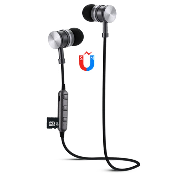 F3 Bluetooth 4.2 Auriculares Bluetooth con diseño de cuello colgante compatible con reproducción de música conmutación Control de volumen y respuesta (Negro)