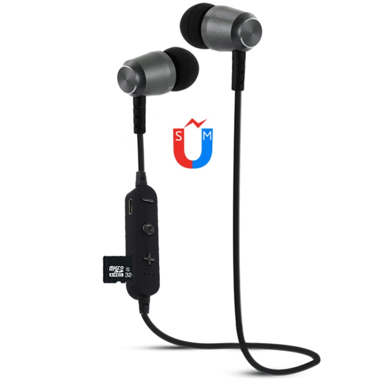 F15 Bluetooth 4.2 Auriculares Bluetooth con diseño de cuello colgante compatible con reproducción de música conmutación Control de volumen y respuesta