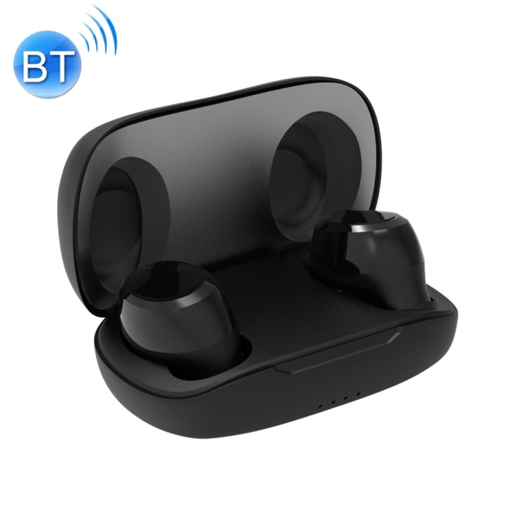 Blackview AirBuds 1 TWS Écouteur sans fil Bluetooth à suppression de bruit avec boîtier de charge Prise en charge de l'appariement automatique et de la lecture automatique de la musique et de l'assistant vocal (Noir)