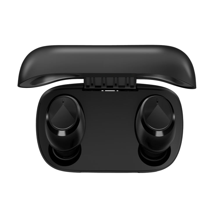 Blackview AirBuds 1 TWS Écouteur sans fil Bluetooth à suppression de bruit avec boîtier de charge Prise en charge de l'appariement automatique et de la lecture automatique de la musique et de l'assistant vocal (Noir)