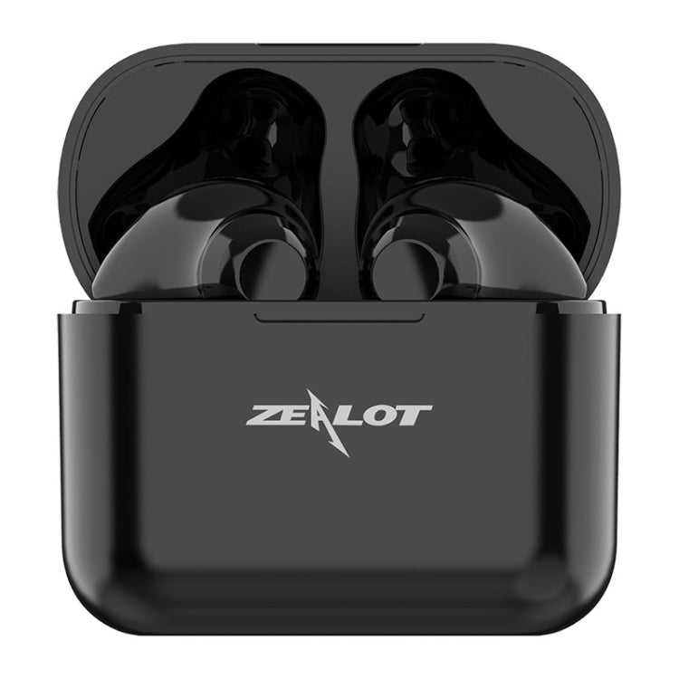 T3 Bluetooth 5.0 TWS Wireless Bluetooth Headphones with Charging Box Support Touch Call and Power Screen (Black)