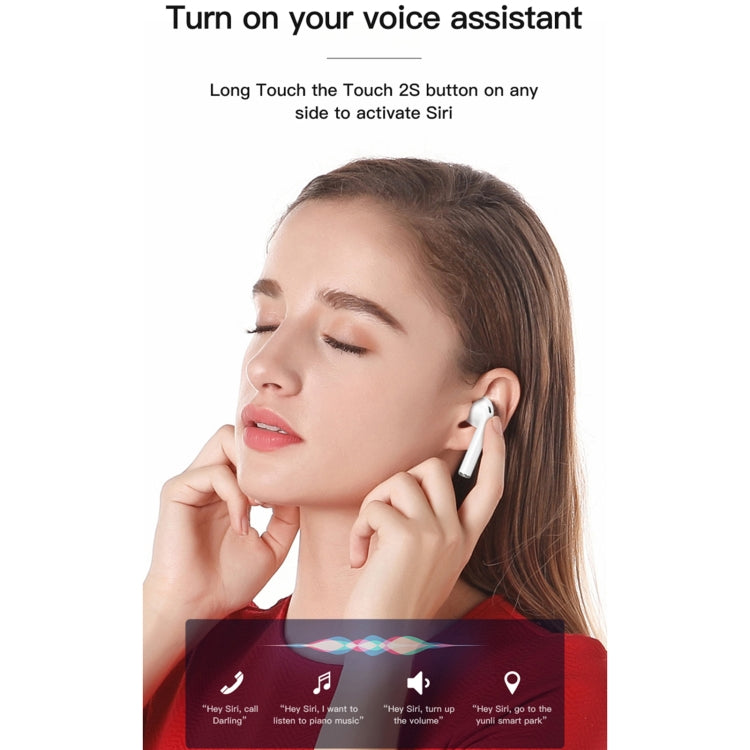 Totudesign EAUB-045 Glory Series Version simplifiée TWS Écouteur Bluetooth sans fil (Blanc)