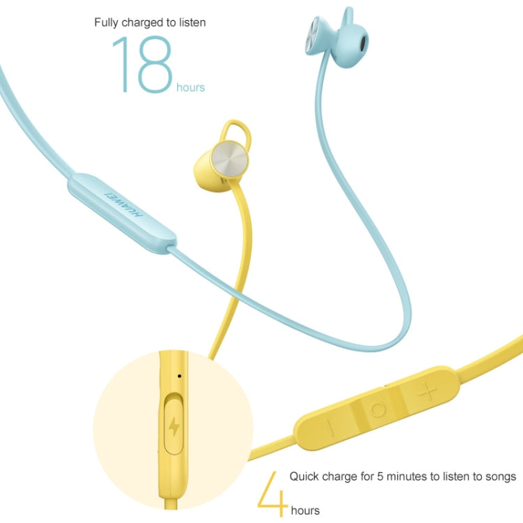 Original Huawei Freelace Freeless Earless Earphone Edición vibrante (Muxi Amarillo)