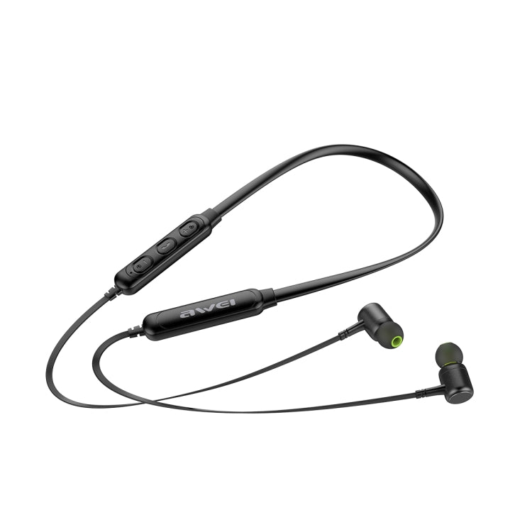 awei G30BL Neck-Mounted Bluetooth Wireless Sports Stereo Headset (Black)