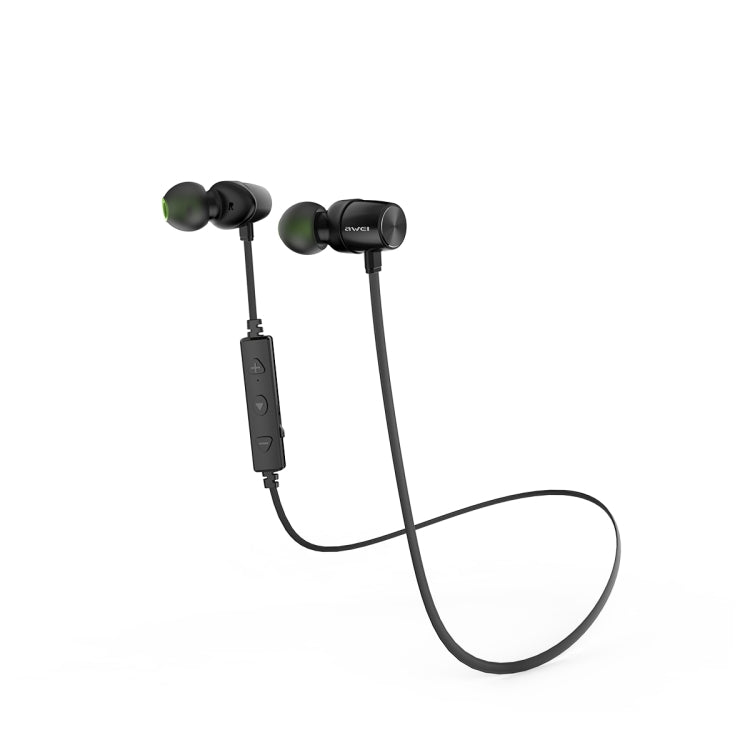 awei WT30 Waterproof Wireless Sports Bluetooth Headphones (Black)
