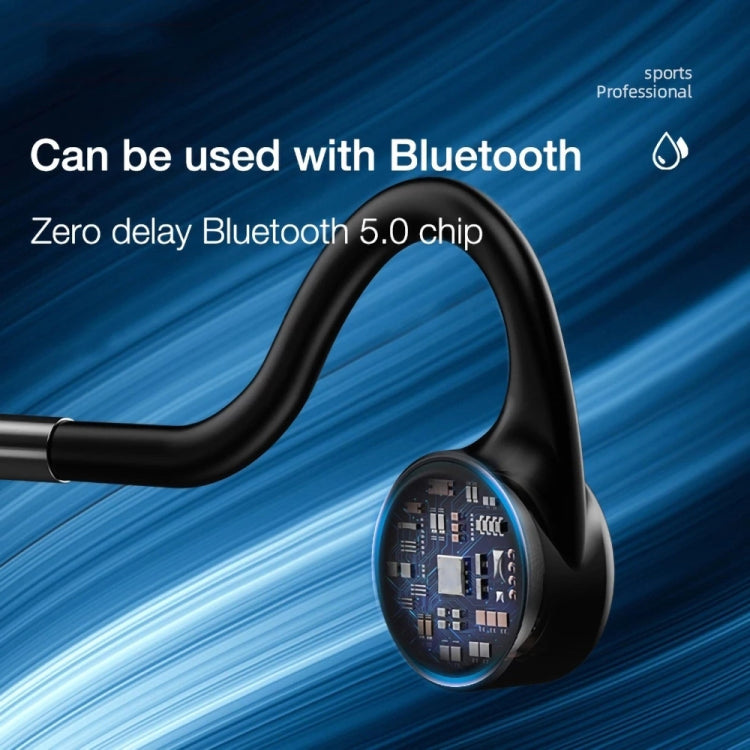 Lenovo X5 IPX8 Wireless Bluetooth 5.0 Driving Headphones Bluetooth 5.0 Built-in 8G Memory (Black)