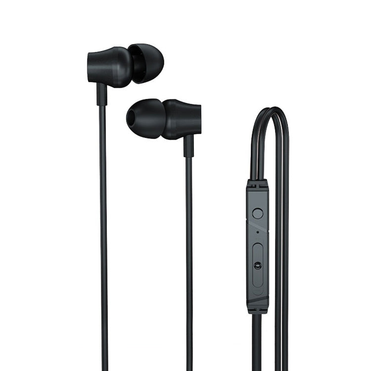 Original Lenovo QF320 3.5mm Plug In-ear Slide Type Stereo Earphone with Wired Control Cable Length: 1.2m (Black)