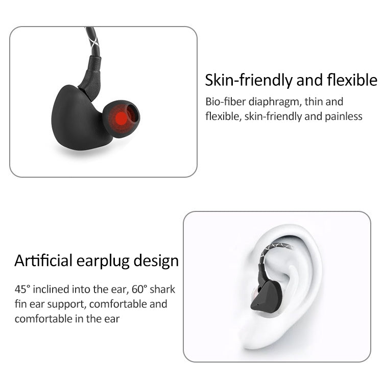 M12 In-Ear Retractable Wireless Sports Bluetooth Headphones for Apple Headphones (Black)