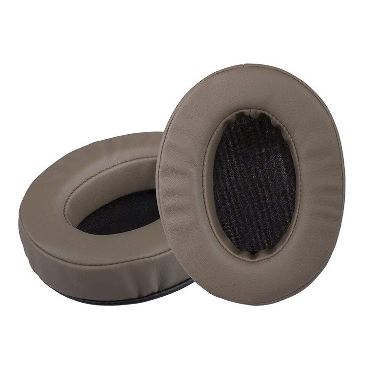 Housses de protection pour casque en cuir plat ovale pour Brainwavz HM5 / Philip SHP9500 (Marron)